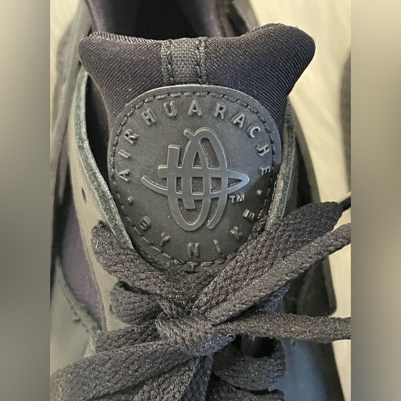 Nike‎ Air Women’s Huarache Shoes Triple Black Size 8 - Picture 12 of 15
